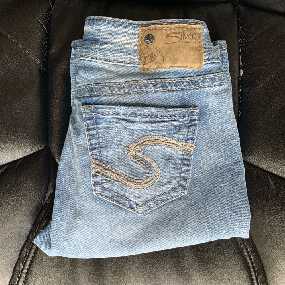 Silver jeans